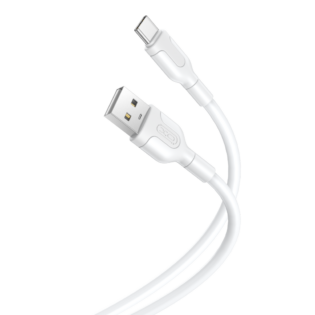 atc XO NB212 2.1A USB Καλώδιο Φόρτισης για Type-C Άσπρο