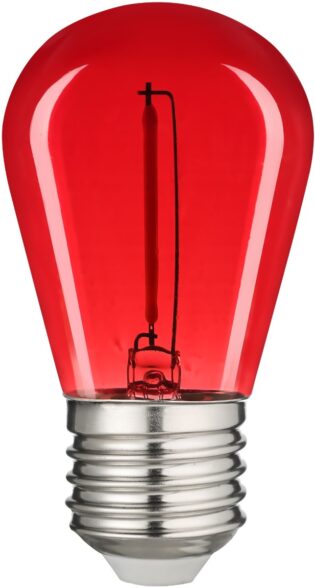 atc Avide LED Διακοσμητική Λάμπα Filament 0.6W E27 Κόκκινο