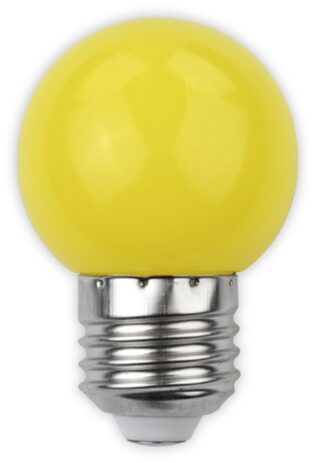 atc Avide LED Διακοσμητική Λάμπα G45 1W E27 Κίτρινο