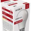 atc Avide LED Filament Σφαιρική 4.9W E27 Θερμό 2700K Super Υψηλής Φωτεινότητας