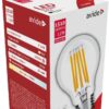 atc Avide LED Filament Κοινή 12W E27 A65 360° Θερμό 2700K Υψηλής Φωτεινότητας