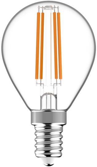atc Avide LED Filament Σφαιρική 4.5W E14 Λευκό 4000K
