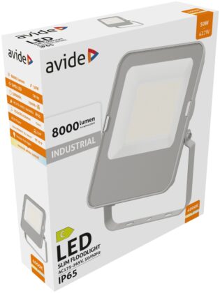 atc Avide LED Flood Light Industrial SMD 50W NW 4000K 160lm/W