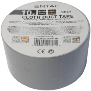 atc Entac Cloth Duct tape 0.18x50mm Grey 10m