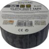 atc Entac Cloth Duct tape 0.18x50mm Black 50m