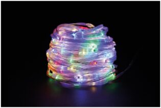atc Entac Χριστουγεννιάτικα IP44 200 Επικαλυμμένες PVC Ψείρες LED Πολύχρωμα 20m
