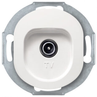 atc EON E612I.0 TV aerial socket without cover frame for individual systems, white