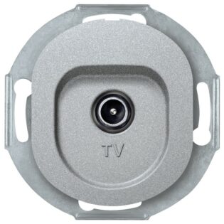 atc EON E612I.S TV aerial socket without cover frame for individual systems, silver