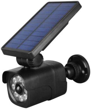 atc Entac Ηλιακό Φως Τοίχου 4W SMD Ψεύτικη Κάμερα με Ανιχνευτή Κίνησης