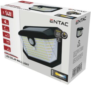 atc Entac Solar Plastic Lamp 1W SMD 3 modes PIR