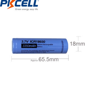 atc Pkcell ICR18650 3.7V 3350mAh PCB