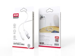 atc XO NB208 Liquid Silicone Data Lightning Cable White