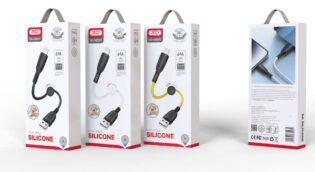 atc XO NB247 Suluo Series Portable Silicone 6A TypeC Data Cable L=25cm with Cable Clip