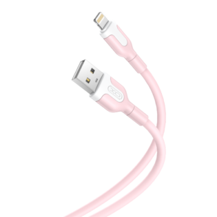 atc XO NB212 2.1A USB Καλώδιο for Lightning Ροζ