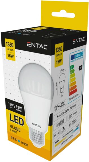 atc ENTAC LED 15W E27 6400K