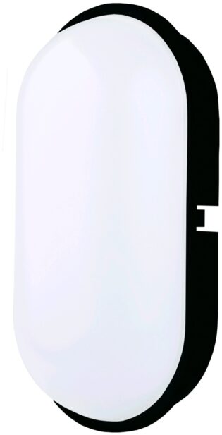 atc Avide Στεγανή Πλαφονιέρα Οροφής Οβάλ (Triton-O) IP65 20W Λευκό 4000K Μαύρο