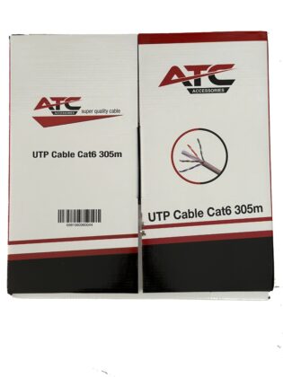 atc ATC Στροφείο Δικτύου ATC-613 UTP CAT6 305m Γκρί Εσωτερικό