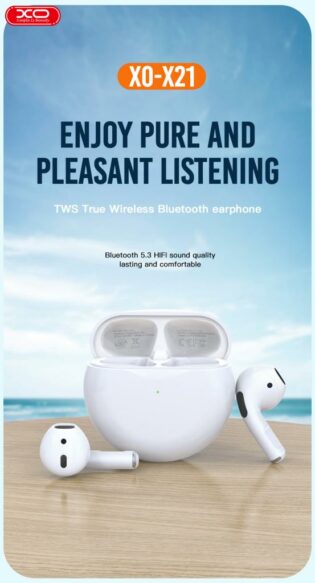 atc XO X21 Magic Ring TWS Bluetooth White Headset