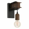 atc Avide Outdoor Wall Lamp Morro 1xE27 PIR IP44 Satin Nickel