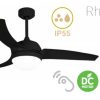 ΑΝΕΜ/ΡΑΣ ΟΡΟΦΗς IP55 +ΦΩΣ ΤΗΛ .52" ΜΑΥΡΟ RHEA