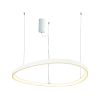 ^ΚΡΕΜΑΣΤΟ Φ/Σ LED 74W 3000K 6500LM HARMONY ΛΕΥΚΟ ΑΛΟΥΜΙΝΙΟ IP20 D80XH120CM