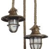 Φωτιστικό οροφής  LP-700 PENDEL ROPE 3L UT-BRONZE