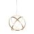 LED φωτιστικά ATOMIC-40 GOLD LED 69W ΦΩΤΙΣΤΙΚΟ LED ΚΡΕΜΑΣΤΟ