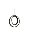 VENUS-20 PENDANT LED BLACK 24W ΦΩΤΙΣΤΙΚΟ LED