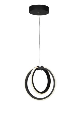 LED φωτιστικά VENUS-20 PENDANT LED BLACK 24W ΦΩΤΙΣΤΙΚΟ LED