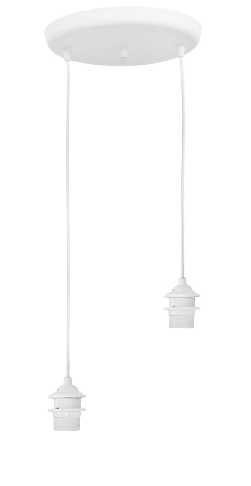 Φωτιστικό ανισόπεδο E/27 PENDEL 2/L RING WHITE ΣΚΕΛΕΤΟΣ