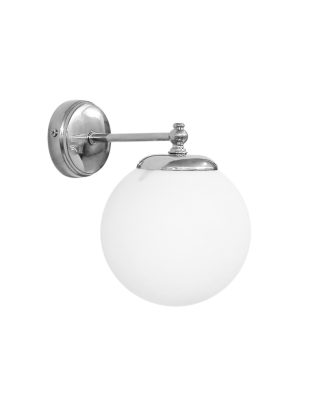Επιτοίχια GL-600/AP NIKEL-WHITE ΑΠΛΙΚΑ ΣΦΑΙΡΑΚΙ Φ15