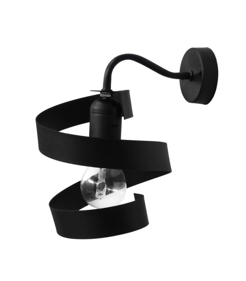 FLEXI-01AP BLACK ΑΠΛΙΚΑ ΜΕΤΑΛΛΙΚΗ Ε/27