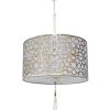 CASABLANCA 3L WHITE-BRONZE ΚΡΕΜΑΣΤΟ 3xΕ/27