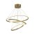 LED φωτιστικά CRONOS-50 LED GOLD 80W ΦΩΤΙΣΤΙΚΟ LED