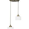 DRUM/14 PENDEL 2/L WHITE-GOLD ΚΡΕΜΑΣΤΟ