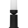 Εδάφους μοντέρνο κυλινδρικό πλαστικό  D-271 BLACK H35cm