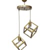 KYVOS/2L GOLD MAT PENDEL 2/L ΚΡΕΜΑΣΤΟ ΜΕΤ.