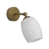BARREL/AP KEY GOLD-WHITE ΑΠΛΙΚΑ ΓΥΑΛΙ E/27