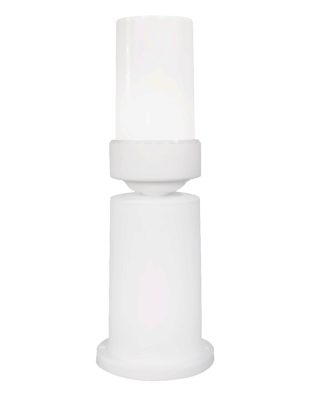 D-06EB WHITE Δαπέδου/εδάφους 35cm φωτιστικό Ε/27 γκρί