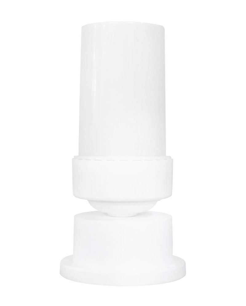 D-06E WHITE Δαπέδου/εδάφους H23CM φωτιστικό λευκό Ε/27