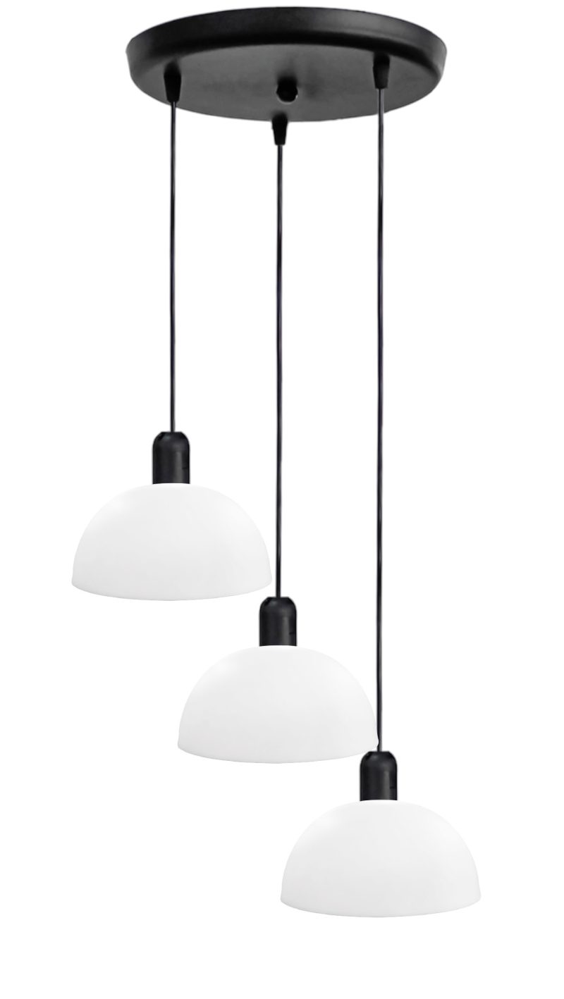 SFERA/15 PENDEL 3/L BLACK-WHITE ΚΡΕΜΑΣΤΟ