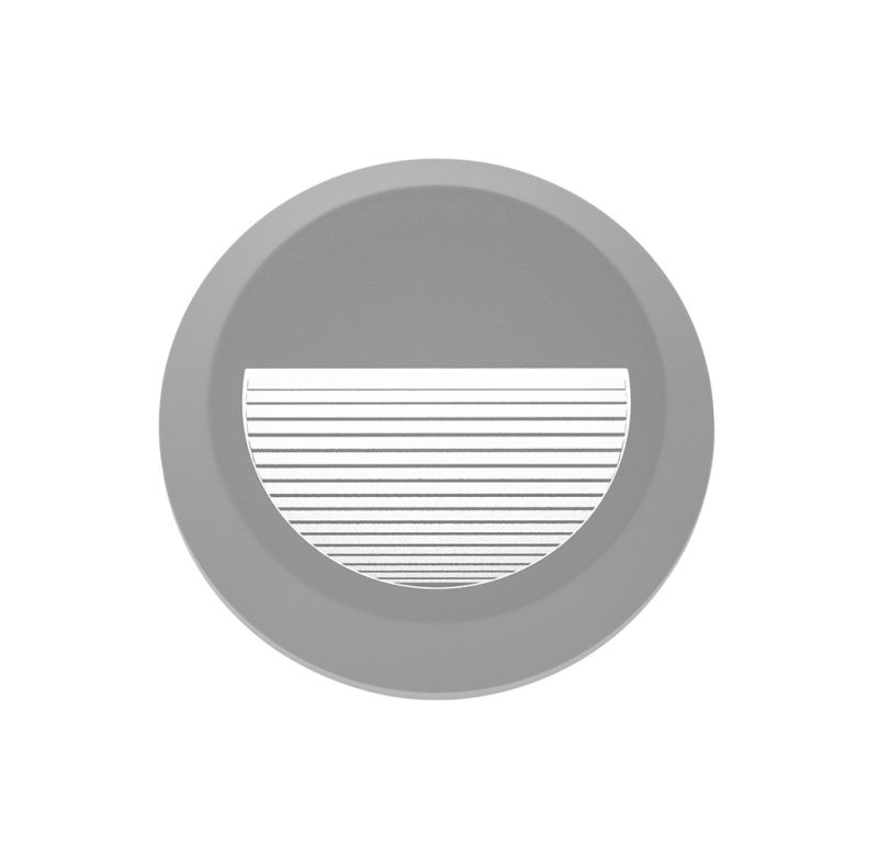 Φωτιστικό επιτοίχιο πλαφονιέρα HER-05 LED GREY εξωτερικού χώρου