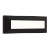Φωτιστικό επιτοίχιο πλαφονιέρα HER-08 BLACK LED εξωτερικού χώρου