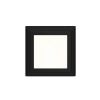 Φωτιστικό επιτοίχιο πλαφονιέρα HER-09 LED BLACK εξωτερικού χώρου