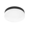 Φωτιστικό επιτοίχιο πλαφονιέρα HER-11 LED BLACK εξωτερικού χώρου
