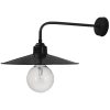 Φωτιστικό επιτοίχιο  AS-181AP 1L  BLACK