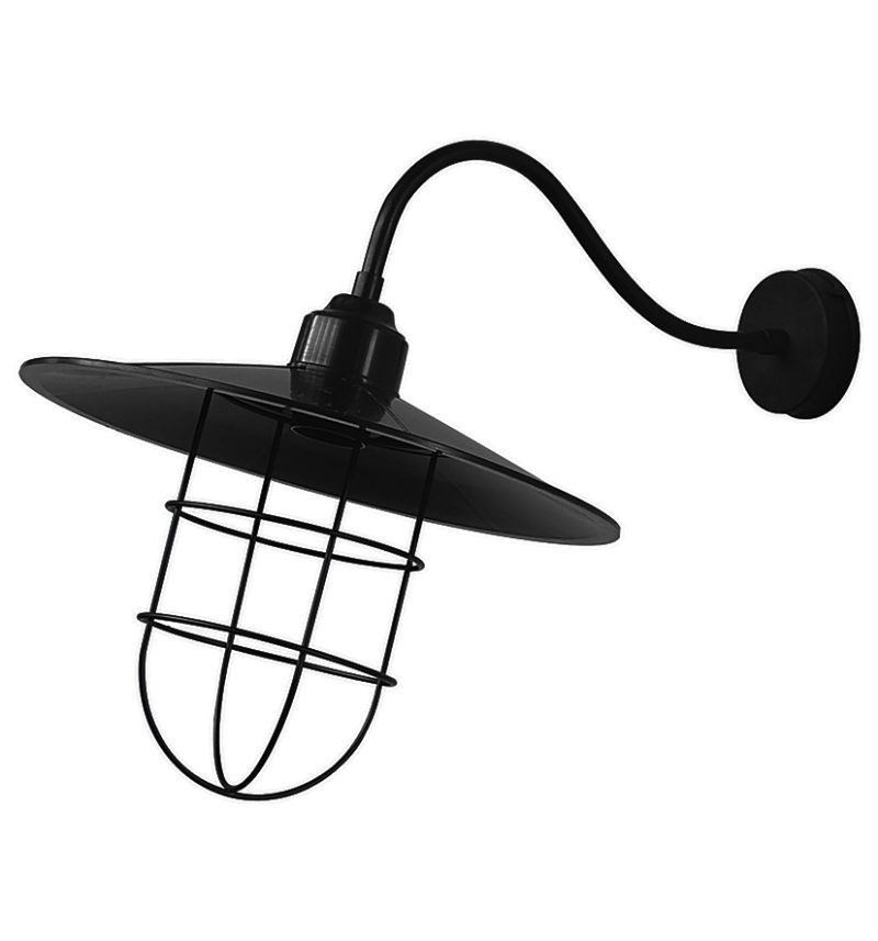 Φωτιστικό τοίχου / απλίκα  AS-190AP 1L  BLACK