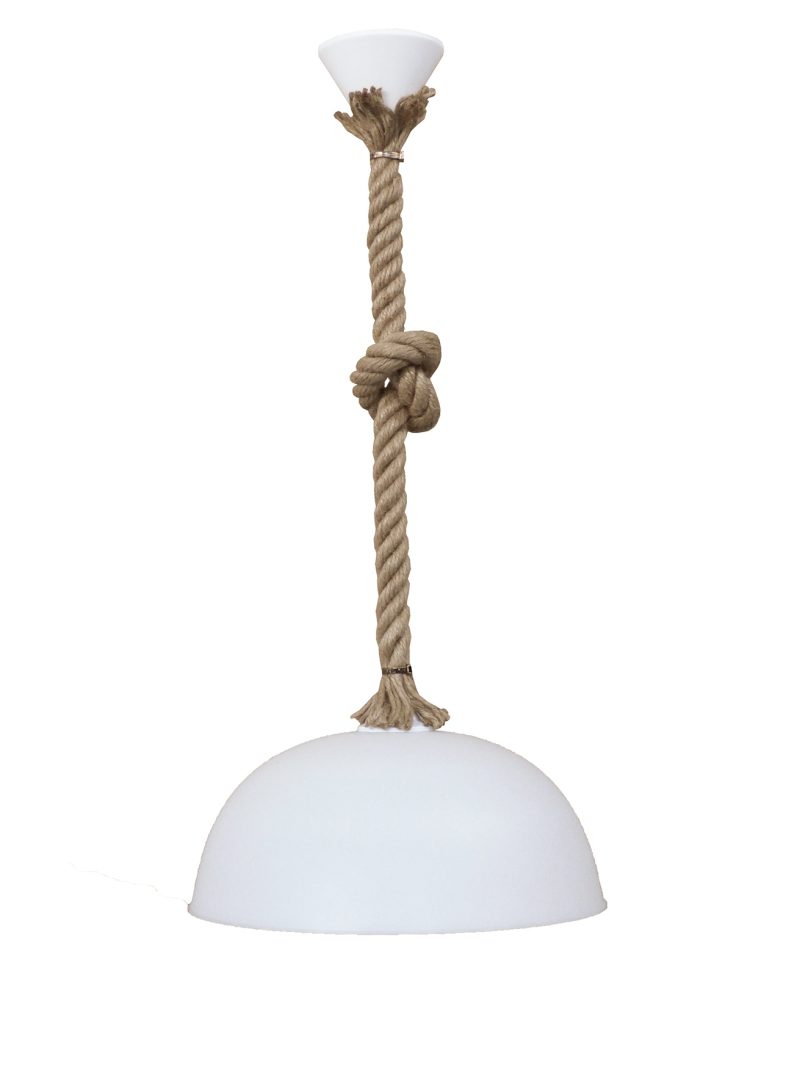 Κρεμαστό φωτιστικό SFERA/30 1L ROPE UT-WHITE