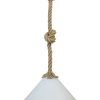 Κρεμαστό φωτιστικό CONOS/30 1L ROPE UT-WHITE