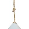 Κρεμαστό φωτιστικό CONOS/30 1L ROPE MIX-WHITE